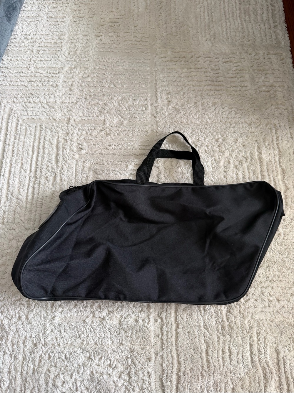 Harley Davidson Large Black Canvas Duffle Bag Travel Carry On Biker Motorcycle